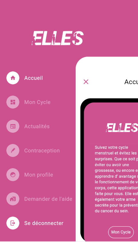 Actuellement en cours sur l'app Elles